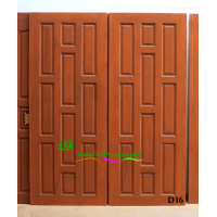 ประตูไม้สักบานเดี่ยว รหัส D16